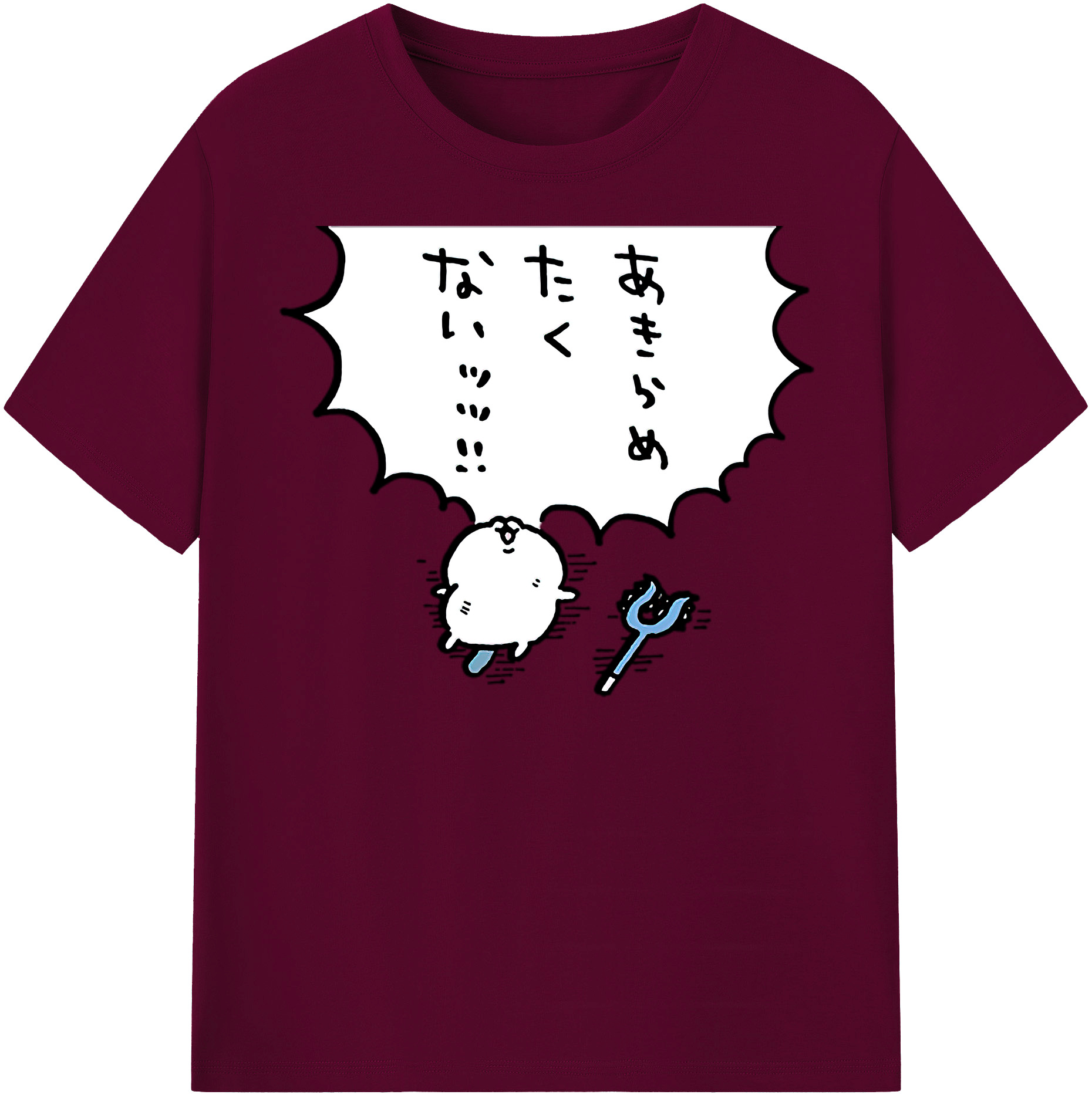 （画像用） ちいかわ ちいかわ Chii-kawa chiikawa レディースカジュアルプリントTシャツ（綿100％）